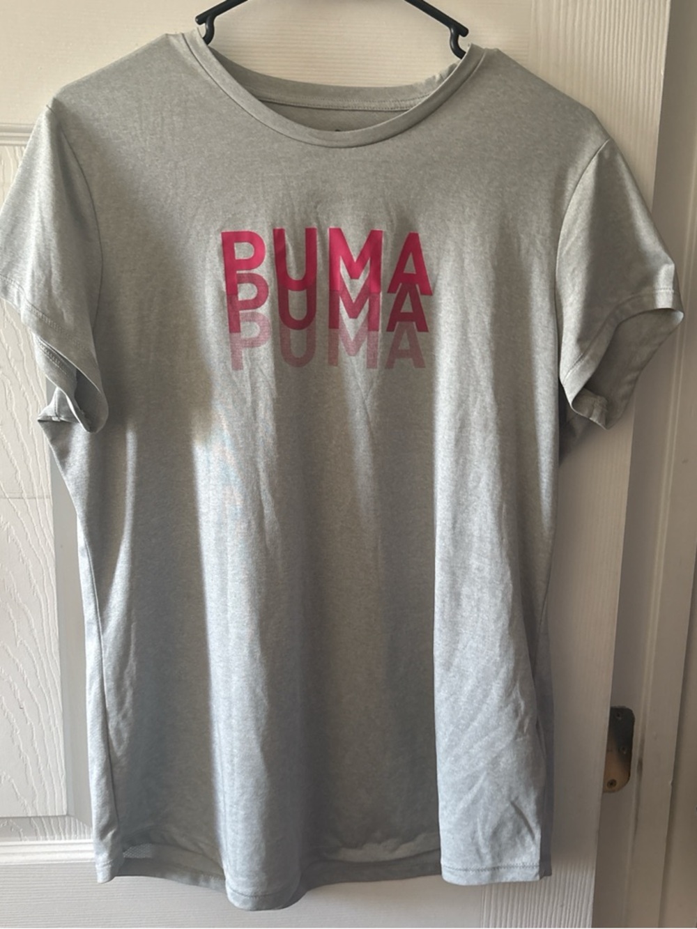 Puma Light Gray Tee with Dark Gray Logo
